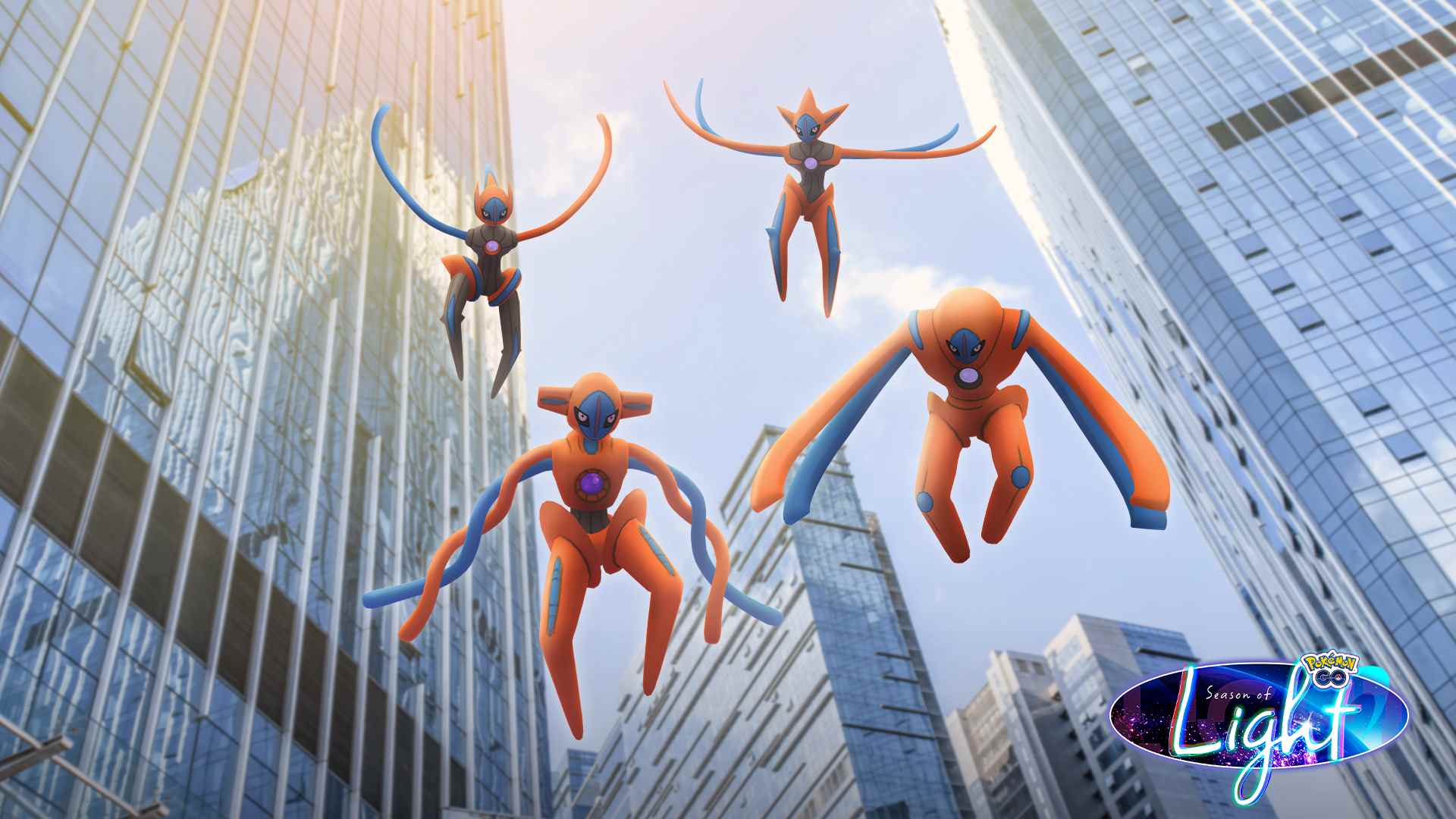 Plusieurs Deoxys dans Pokemon Go volant