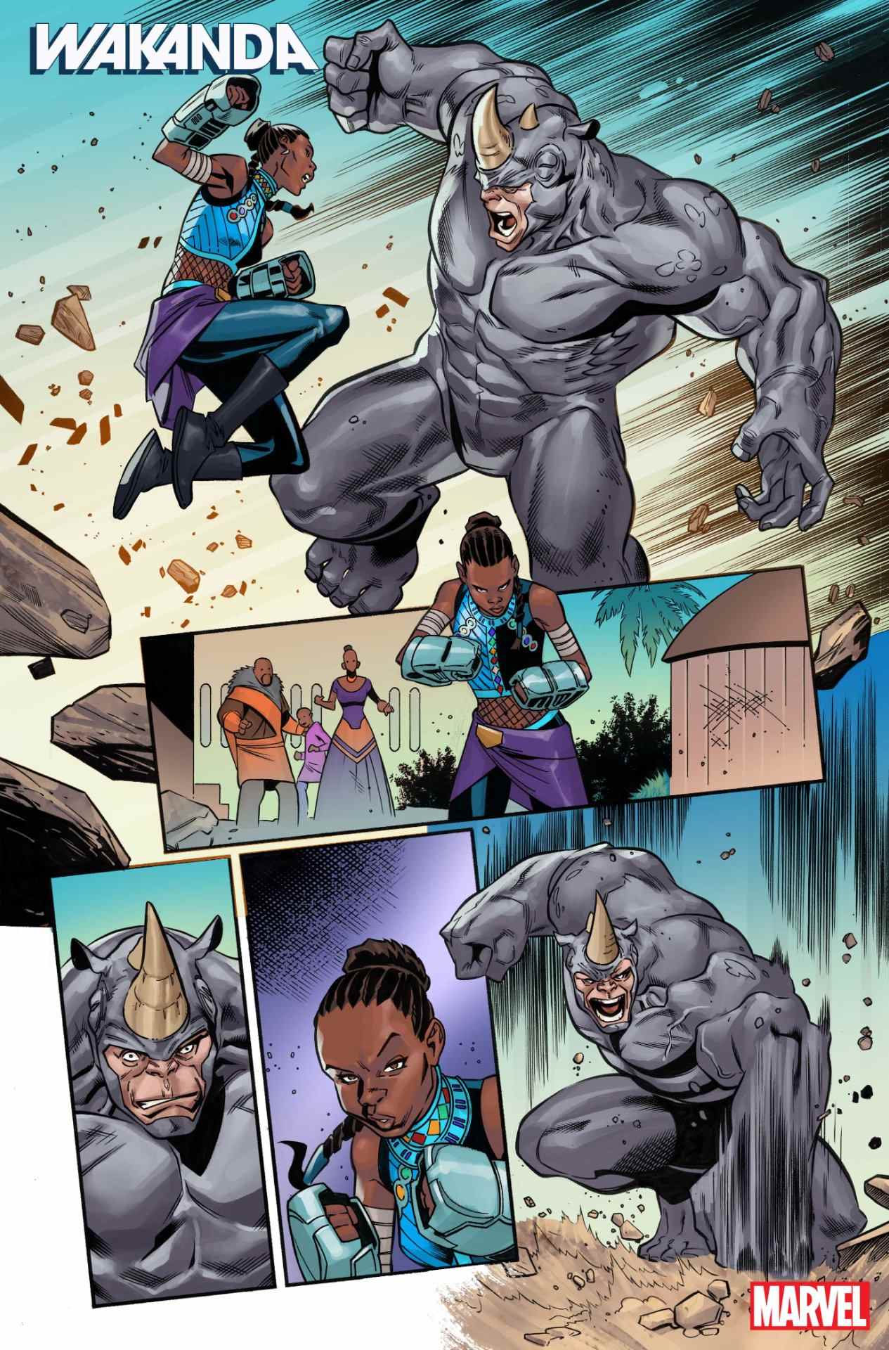 Page intérieure du Wakanda #1