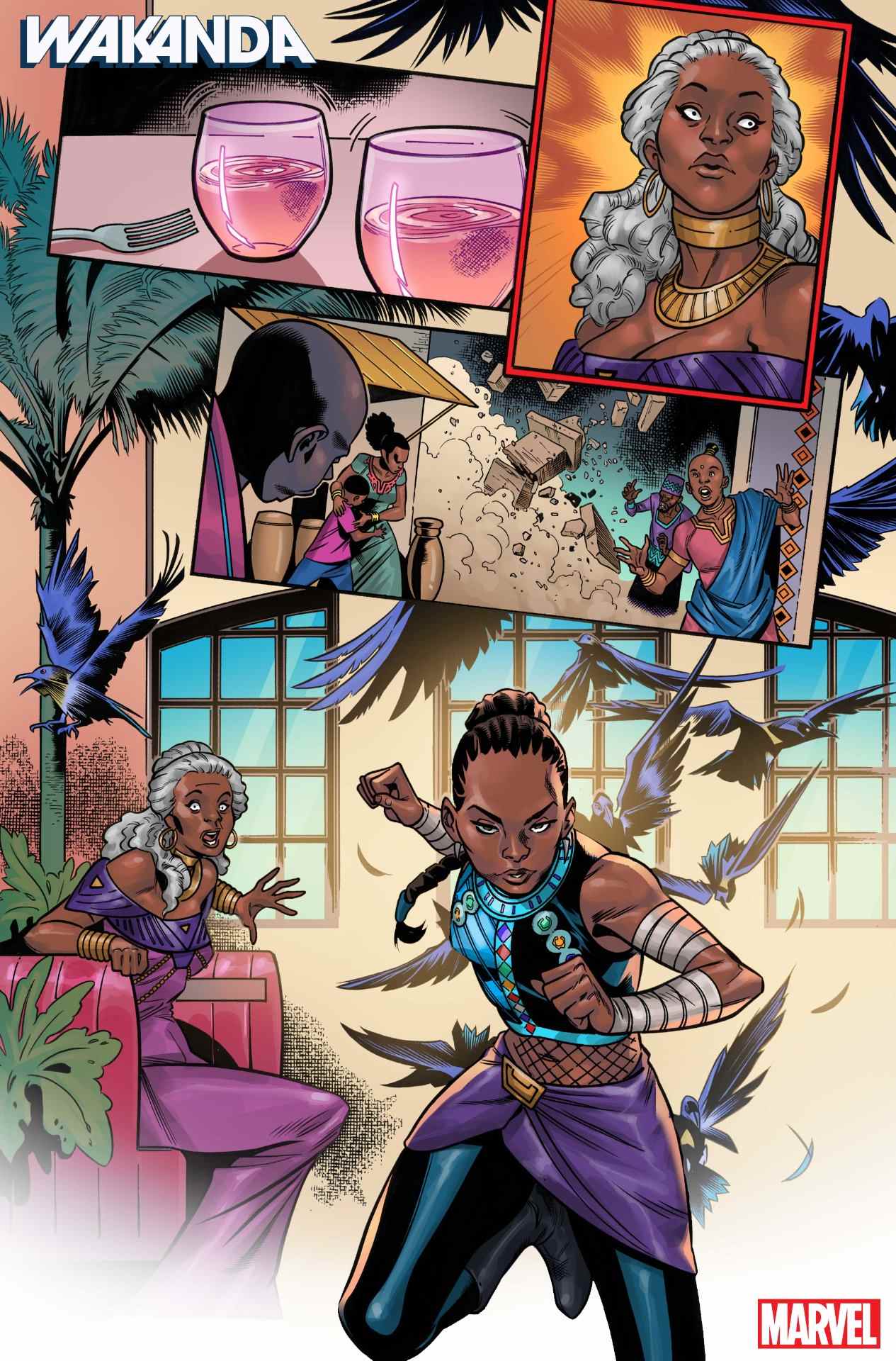 Page intérieure de Wakanda