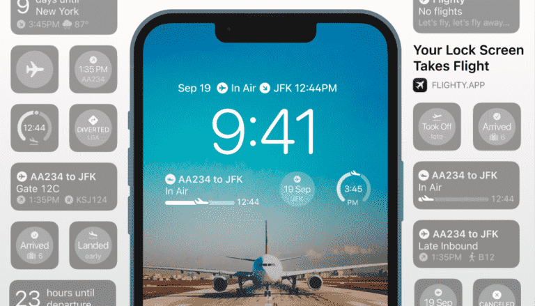 L’application Flighty apportera le suivi des vols et plus encore à votre écran de verrouillage iOS 16
