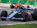 Les équipes de Formule 1 s'entraînent pour le Grand Prix du Canada au Circuit Gilles Villeneuve à Montréal, le 17 juin 2022.