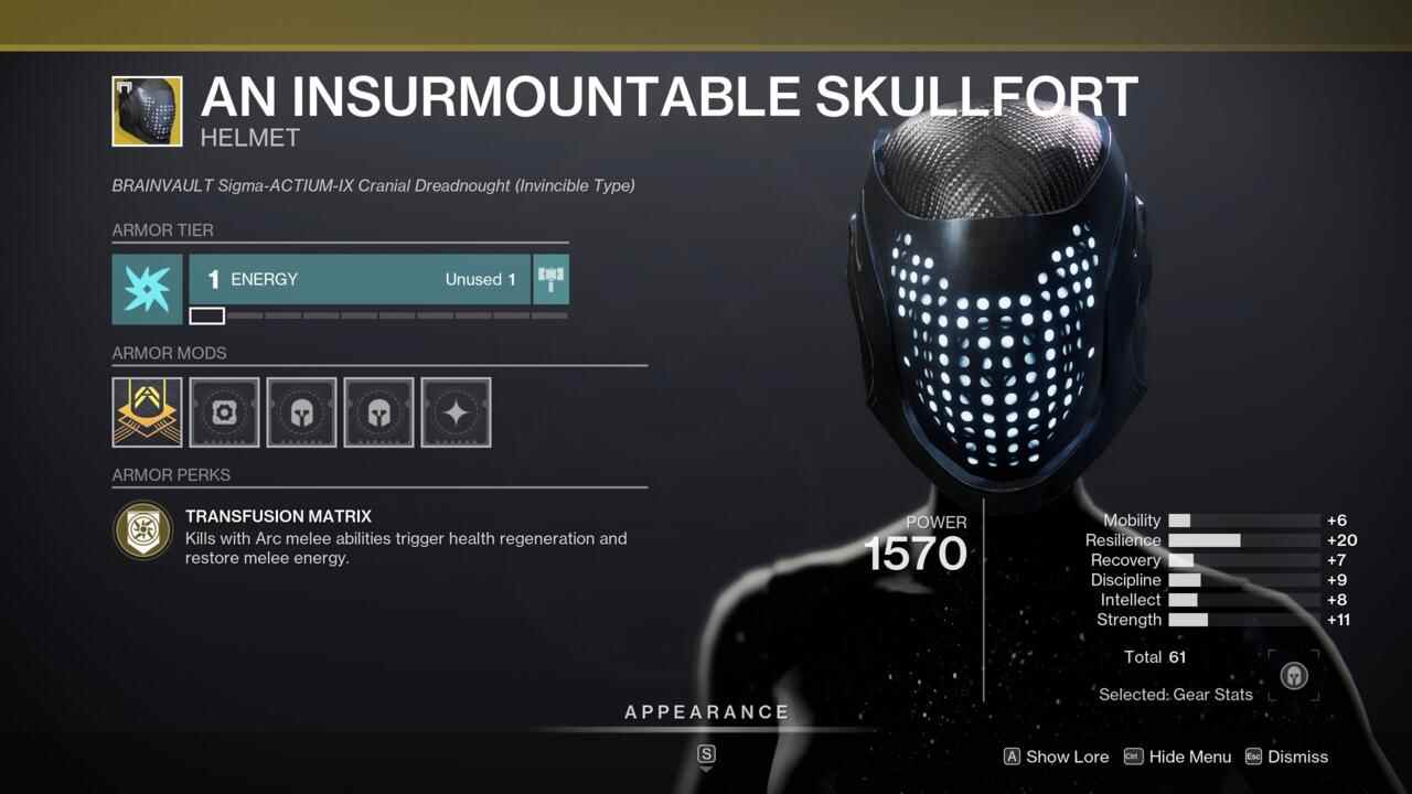 Un Skullfort insurmontable se marie extrêmement bien avec les nouvelles mêlées Arc 3.0 renforcées des Titans.