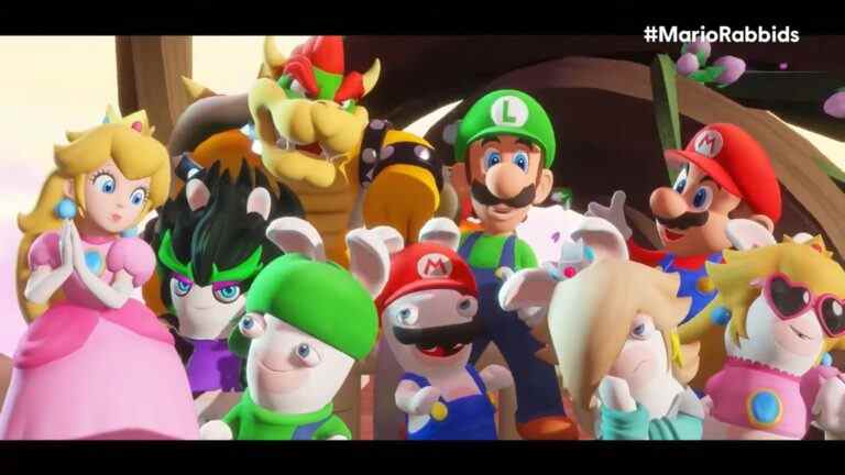 Mario + Lapins Crétins Sparks of Hope Aperçu du gameplay de combat contre le boss Wiggler
