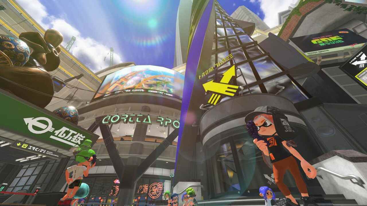 Aléatoire: les joueurs de Splatoon 3 ennuyés recréent Pong et des économiseurs d'écran dans le hall
