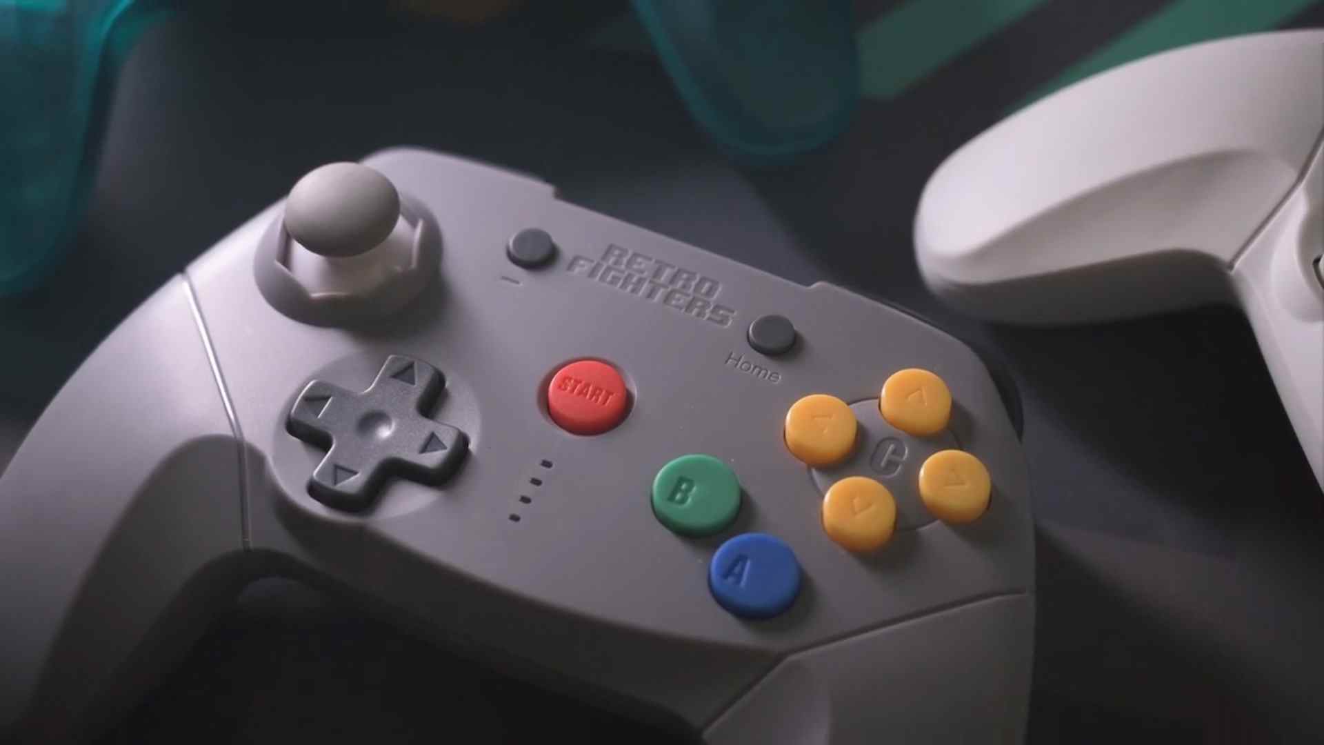 The Classic Gray Brawler64 Wireless Bluetooth Switch Edition controller