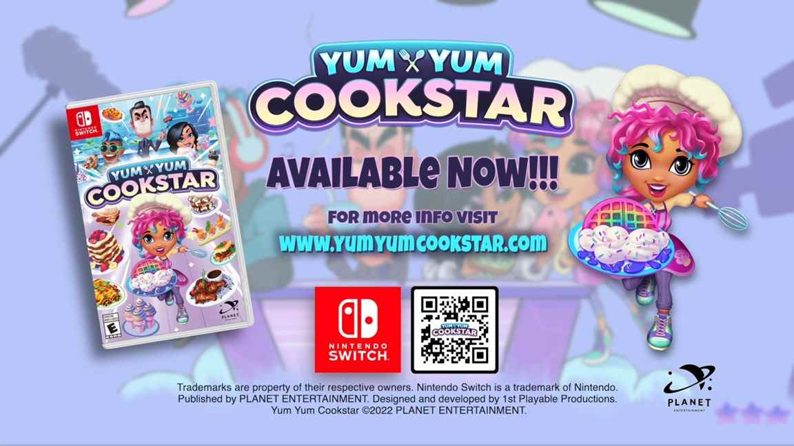 Yum Yum Cookstar arrive sur Switch en octobre
