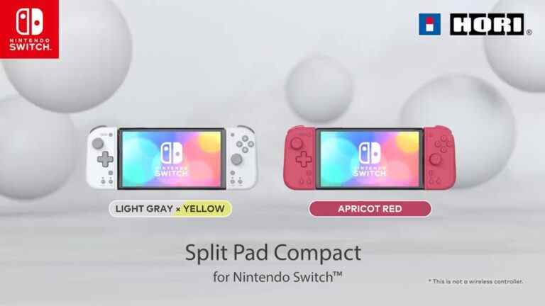 Switch Split Pad Compact confirmé pour l'ouest
