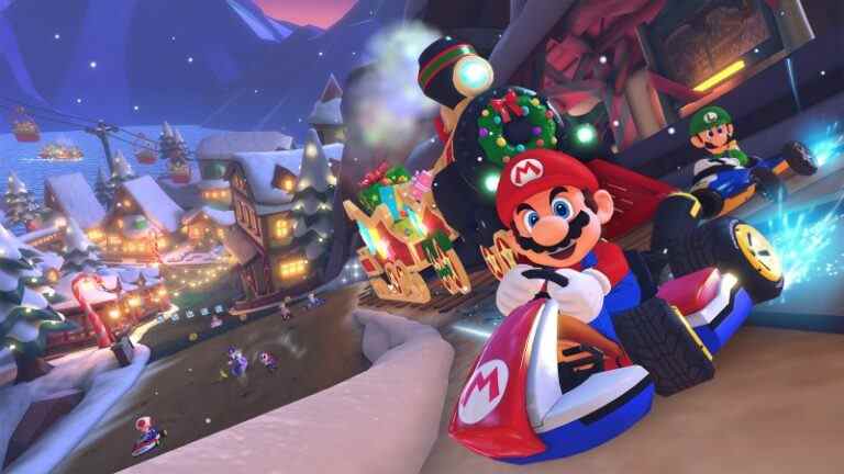 La troisième vague de DLC de Mario Kart 8 Deluxe ajoute Merry Mountain et Peach Gardens cette saison des fêtes
