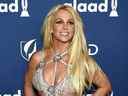 Britney Spears apparaît à la 29e édition des GLAAD Media Awards à Beverly Hills, en Californie, le 12 avril 2018.