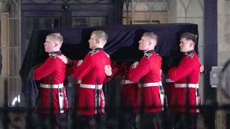 Les forces organisent une répétition aux premières heures du cortège funèbre de la reine