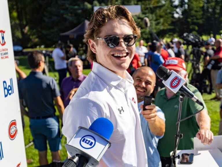 L’ailier des Canadiens Cole Caufield ajoute du muscle pour la saison à venir