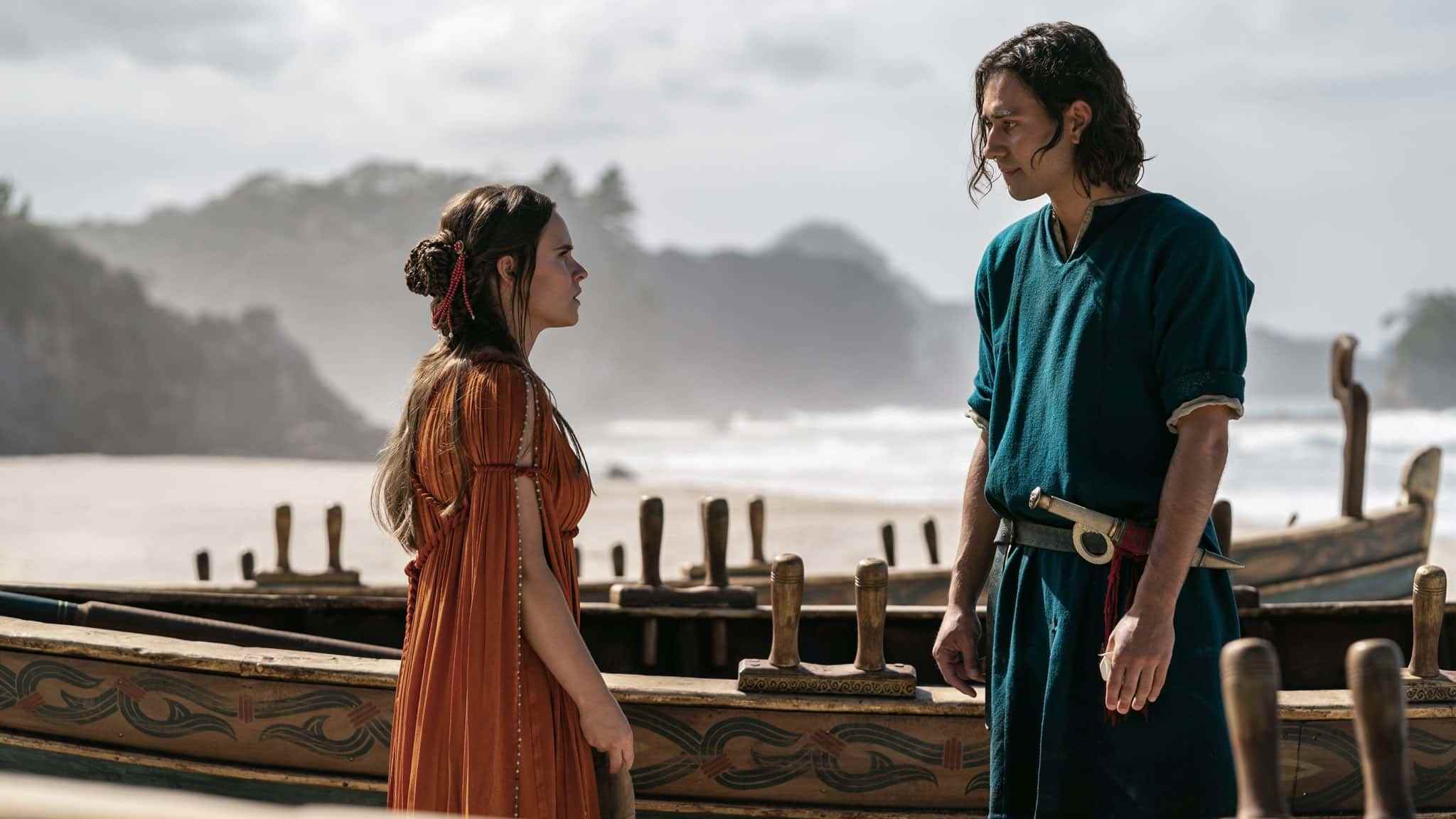 The Lord of the Rings: The Rings of Power épisode 4 critique The Great Wave Amazon Prime Video faible direction d'action à petite échelle peu convaincante CGI