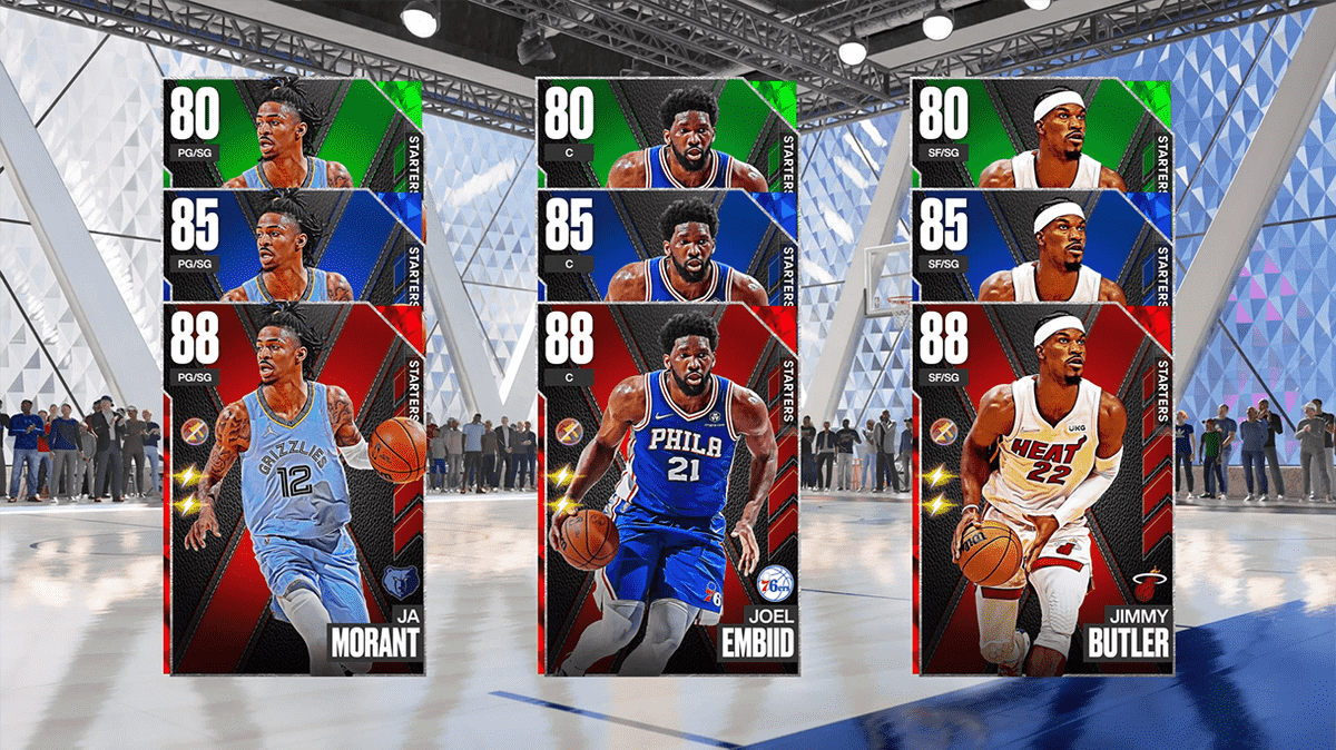 cartes de départ pour MyTeam dans NBA 2K23