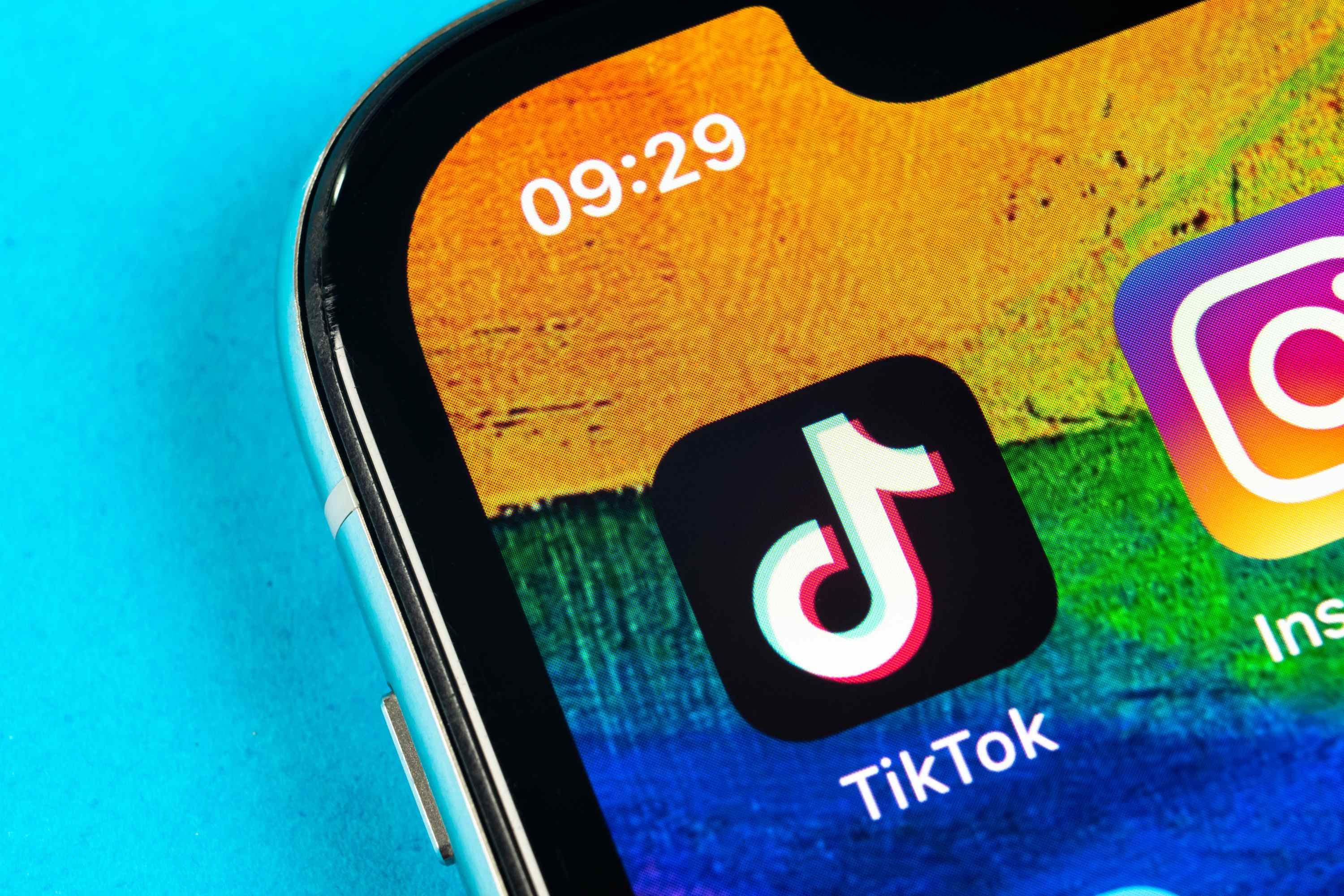 Icône de l'application TikTok sur iPhone