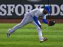 Jackie Bradley Jr. a beaucoup d'expérience d'après-saison qui pourrait aider les Blue Jays en octobre.