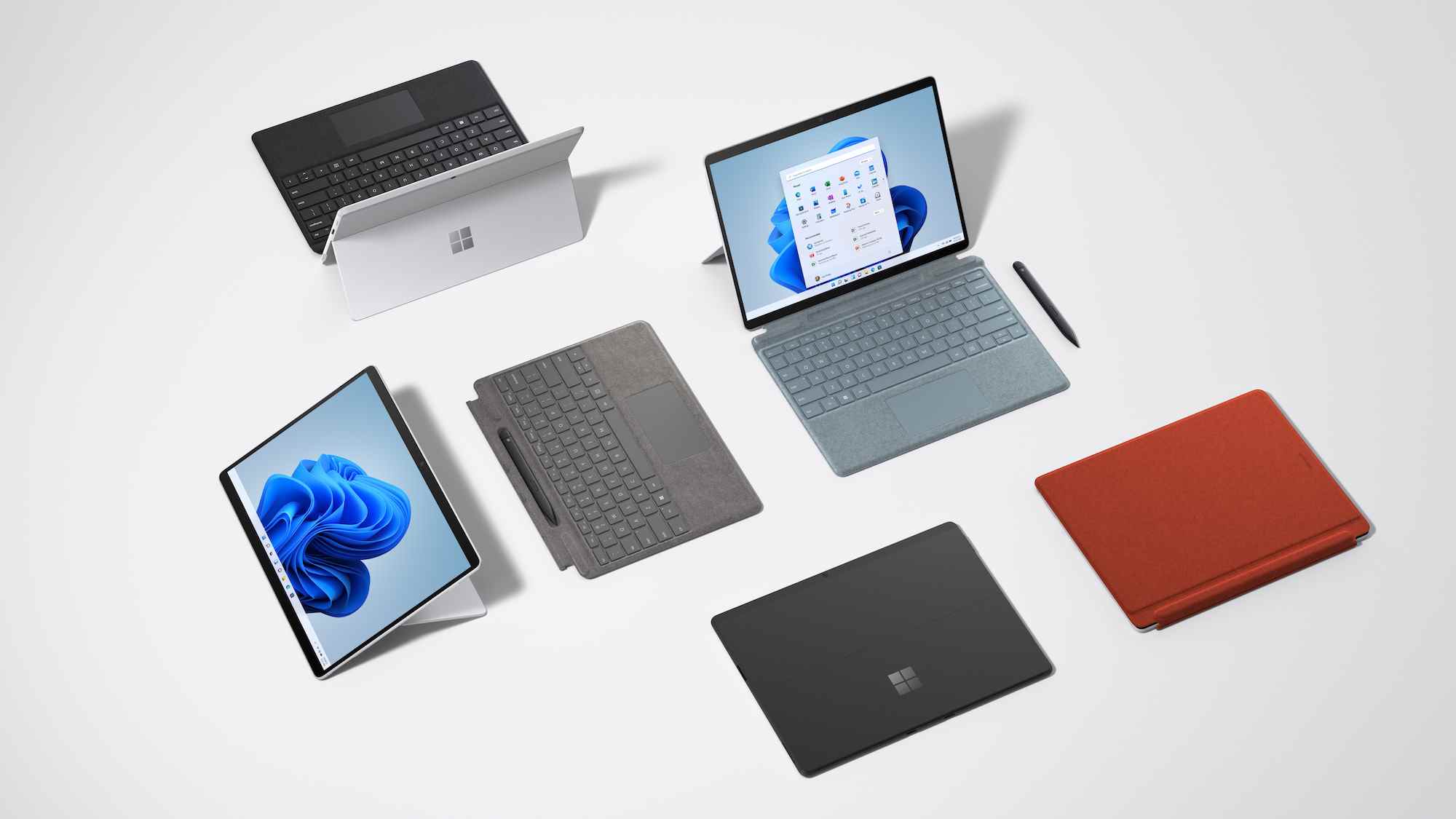 Surface Pro X 2021 avec accessoires