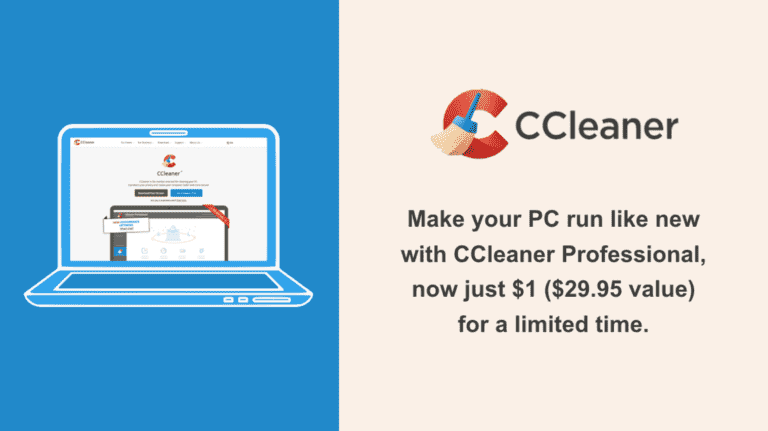 Offre à durée limitée : obtenez une année de CCleaner Pro pour seulement 1 $