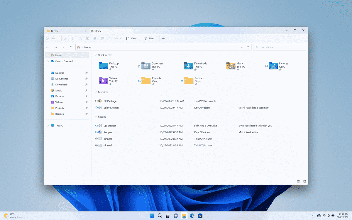 Windows 11 2H22 update screenshots