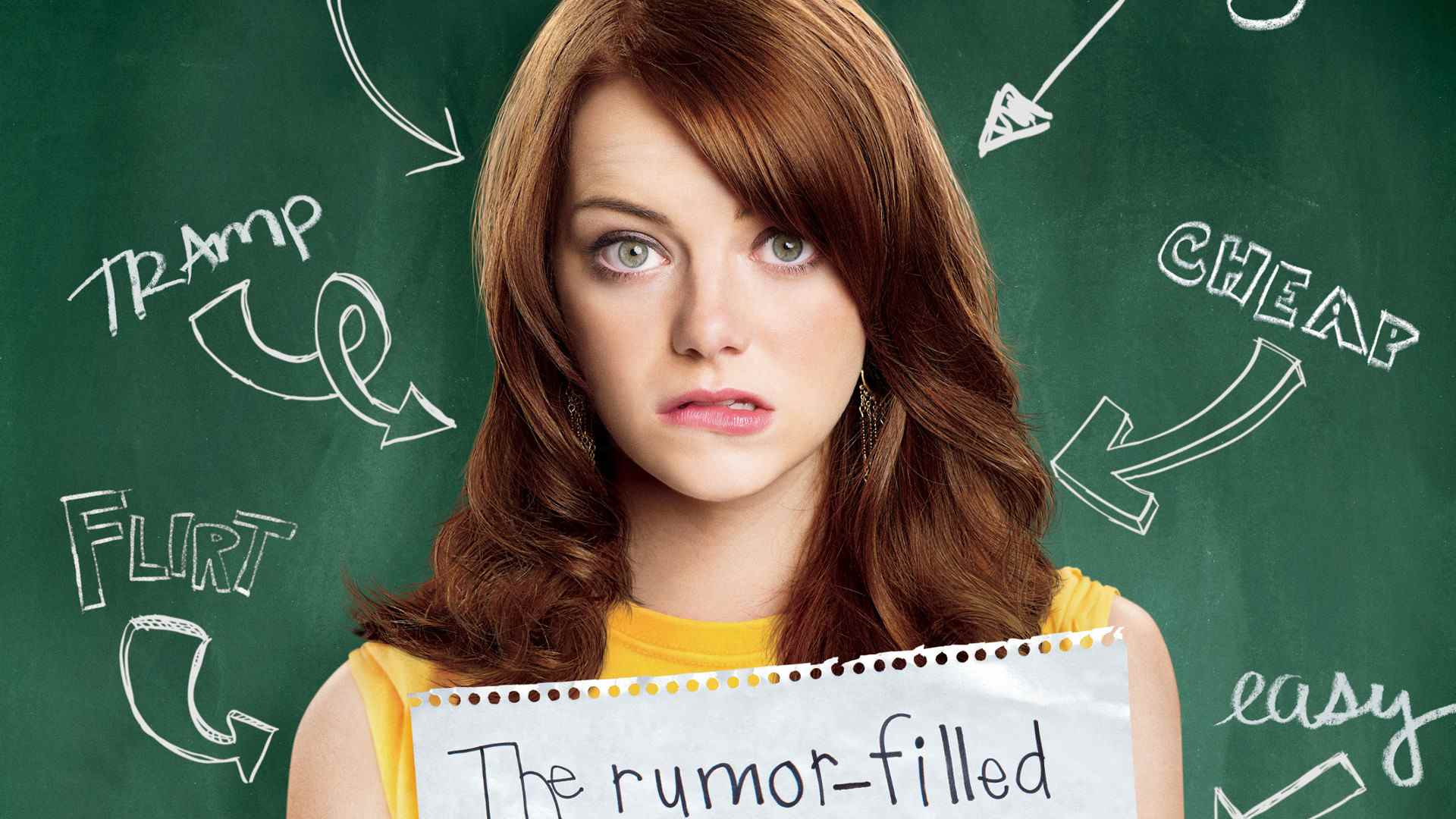 Emma Stone dans le rôle d'Olive dans Easy A