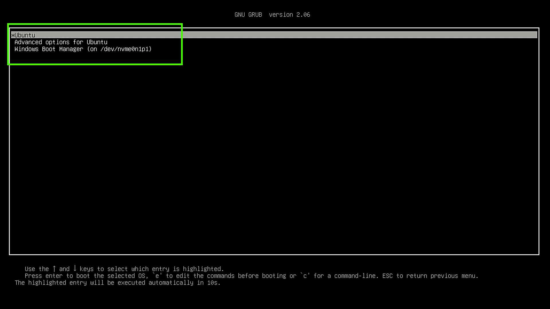 Double démarrage Linux et Windows 11