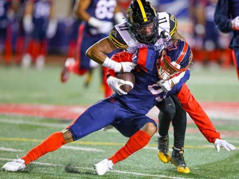 Lewis marque 2 touchés et dépasse les 1000 verges pour mener les Alouettes sur les Ticats