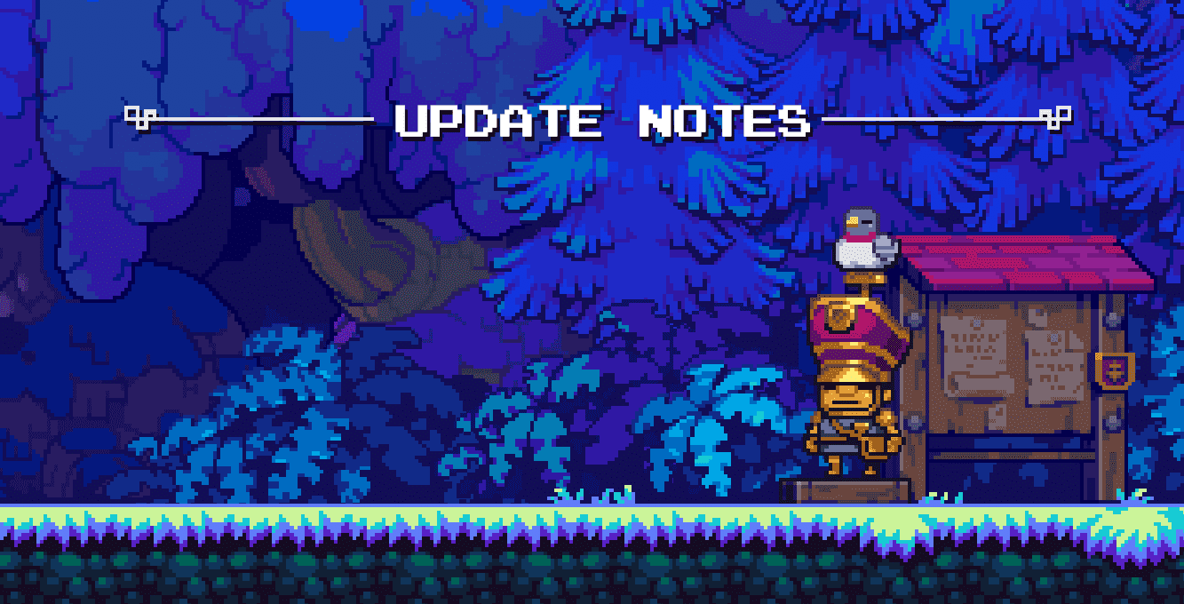 La mise à jour de Shovel Knight Dig est maintenant disponible (version 1.0.8), notes de mise à jour
