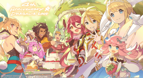 Dragalia Lost partage l'art de l'anniversaire de 4 ans, le générique de fin de la campagne principale