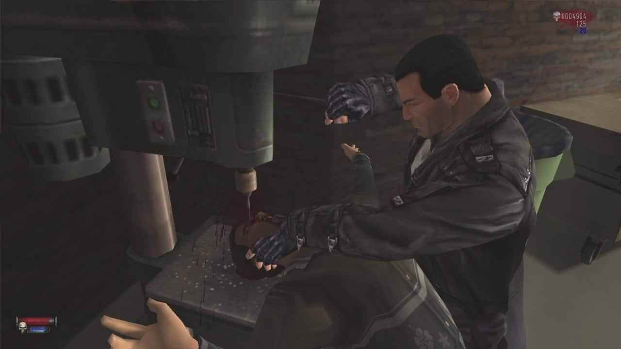 Le jeu vidéo Punisher 2005 Volition THQ ultra violent violence censurée meurtre gore torture non censurée