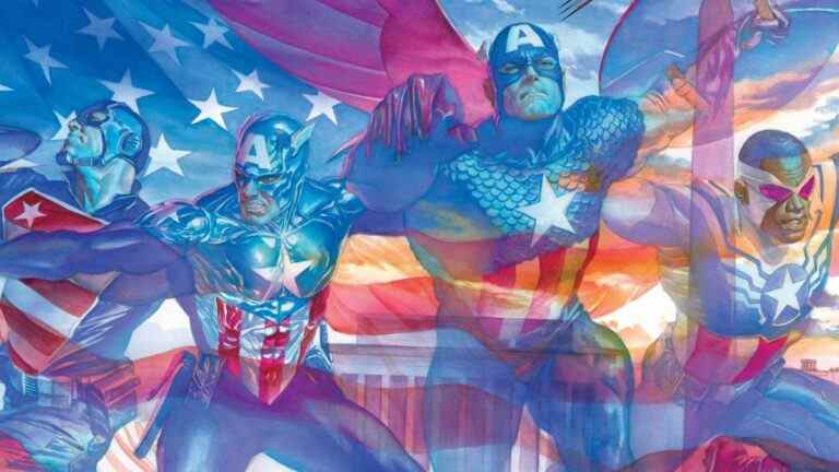 cover of The United States of Captain America #1 by Alex Ross