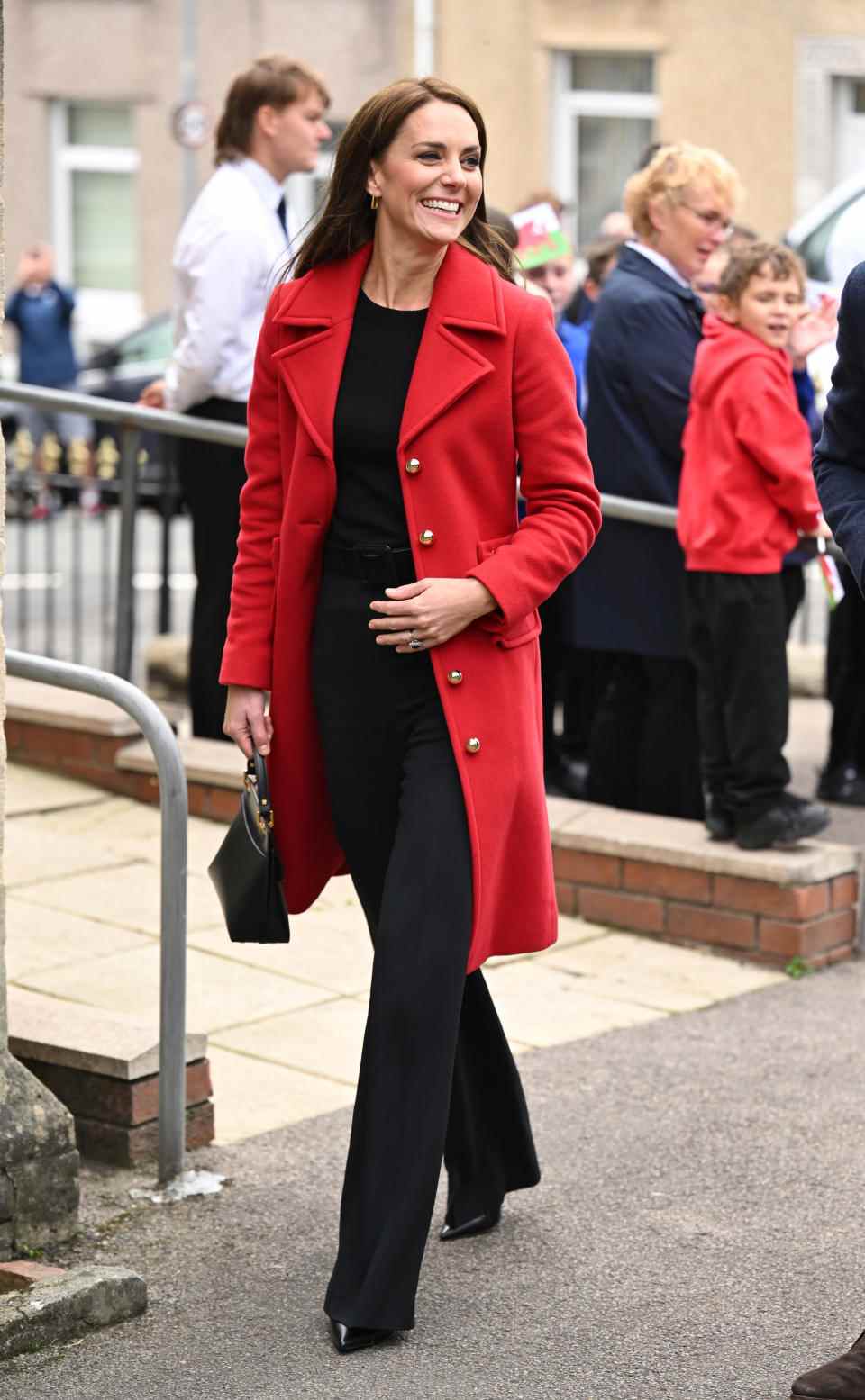 Catherine, princesse de Galles arrive à Swansea