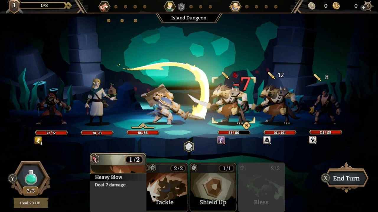 Roguelike RPG au tour par tour Sea Horizon pour Switch
