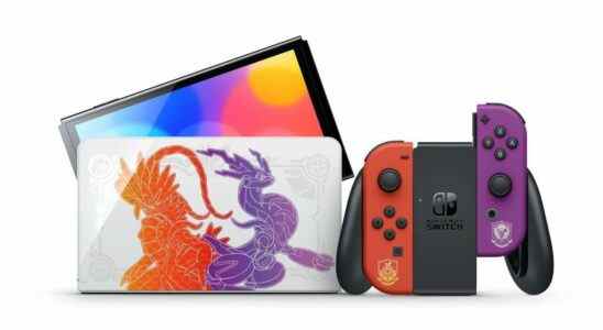 Pokemon Scarlet et Violet Nintendo Switch OLED disponible en précommande