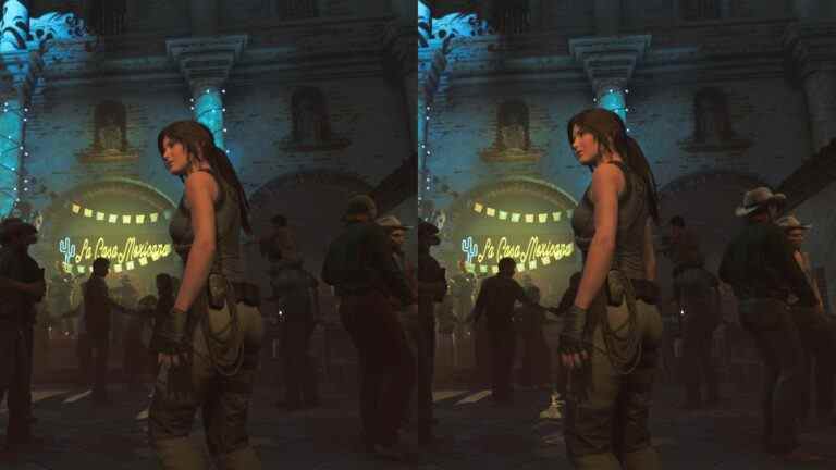 Shadow of the Tomb Raider showing DLSS and XeSS