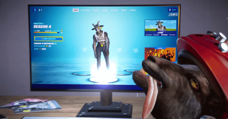 Fortnite obtient un skin terrifiant pour Goat Simulator
