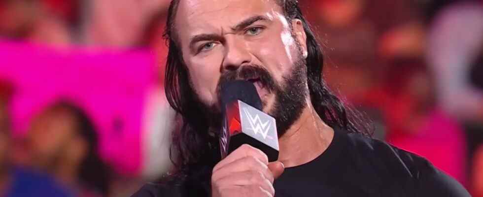 Drew McIntyre on Monday Night Raw