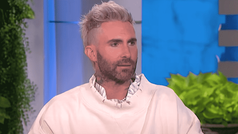 Adam Levine appears on The Ellen DeGeneres Show.