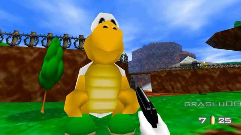 Aléatoire: Bob-omb Battlefield est ajouté au mod "GoldenEye With Mario Characters"
