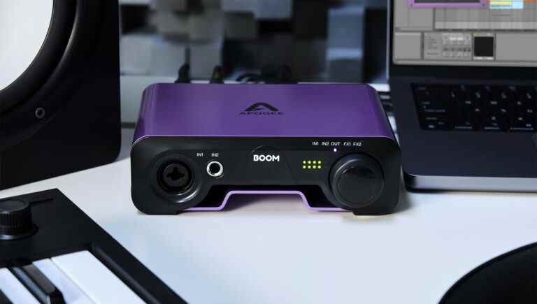 Apogee Boom apporte ses plugins alimentés par DSP à une interface audio économique