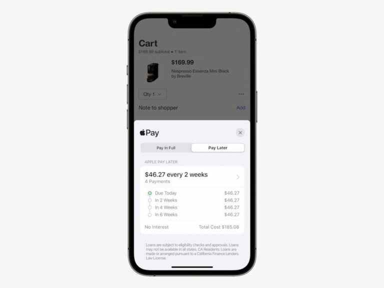 Apple Pay Later pourrait ne pas arriver avant l’année prochaine en raison de revers « techniques et d’ingénierie »