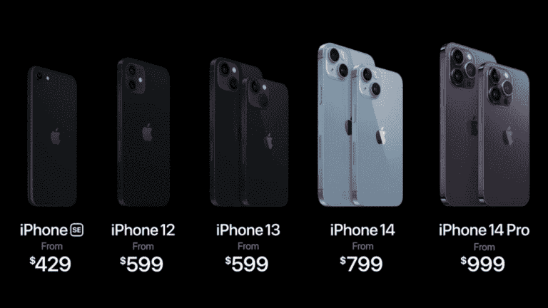 Apple vient d’arrêter ces quatre iPhones après le lancement de l’iPhone 14