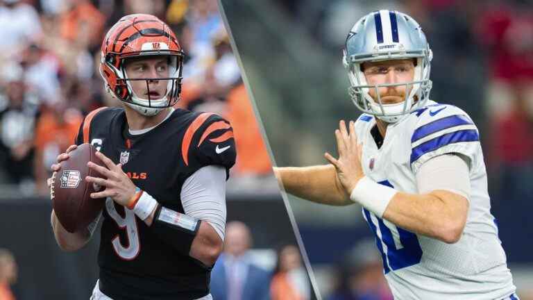 Bengals vs Cowboys en direct: comment regarder la semaine 2 de la NFL en ligne