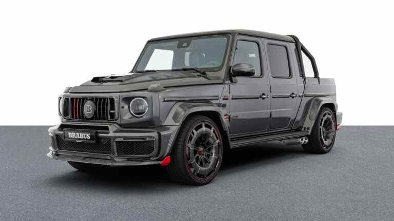 Brabus transforme une Mercedes-AMG G63 en un pick-up recouvert de fibre de carbone