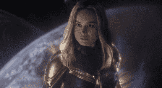 Brie Larson as Captain Marvel in Avengers: Endgame