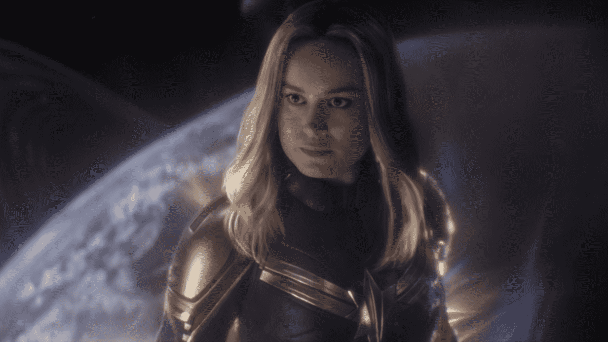 Brie Larson as Captain Marvel in Avengers: Endgame