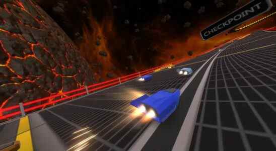 Ce jeu de course anti-gravité de style Wipeout ressemble à une explosion littérale