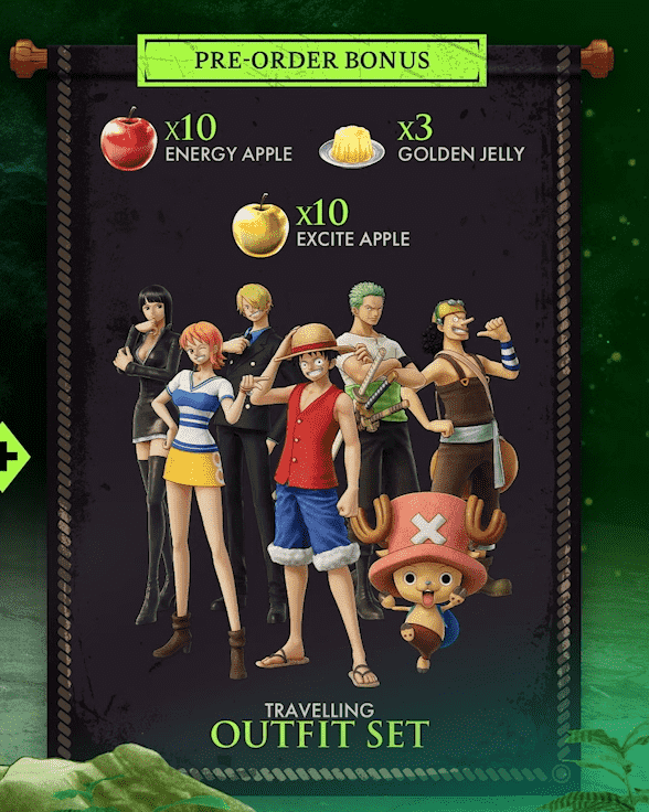 Contenu bonus de précommande One Piece Odyssey