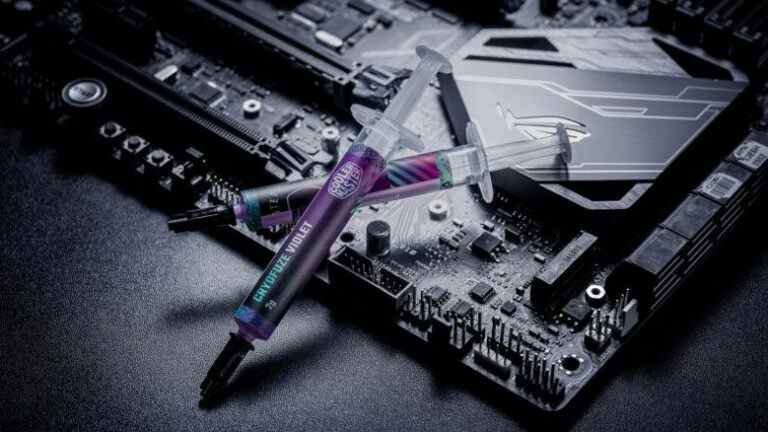 Cooler Master Intros CryoFuze Pâte Thermique Violette