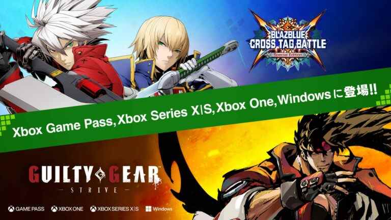 Cross Tag Battle et Guilty Gear Strive arrivent sur Xbox et Game Pass en 2023