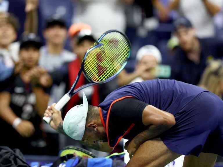 Déprimé, Nick Kyrgios a l’impression d’avoir « échoué » à l’US Open