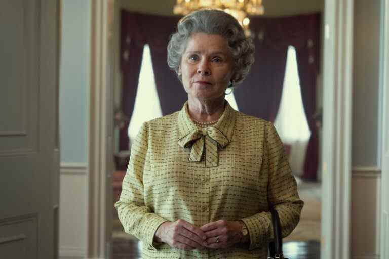 Imelda Staunton as Queen Elizabeth II in "The Crown" season 5.